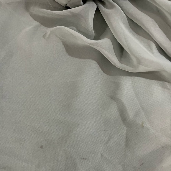 Dessy Collection Ruffled Cold Shoulder Chiffon Maxi Dress Willow Style 3020 - Picture 9 of 9